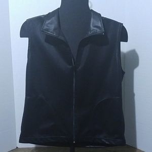 🆒 Faux Leather Vest